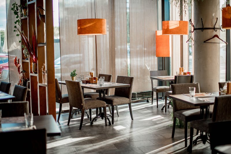 Giordano's restaurant interior showcasing our warm dining atmosphere